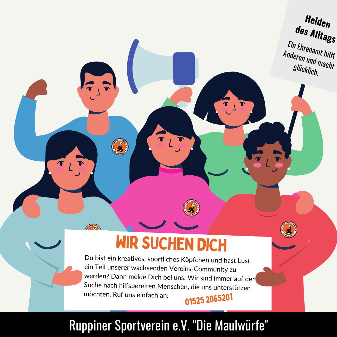 WIR SUCHEN DICH!