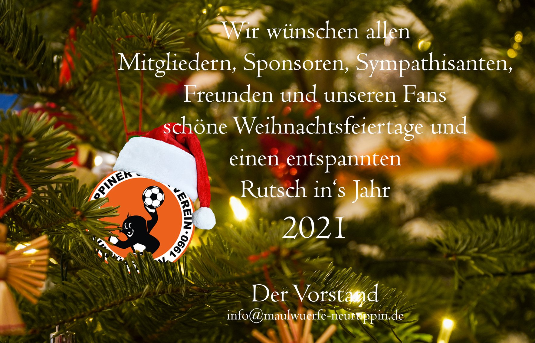 Die Maulis wünschen Euch ein frohes Weihnachtsfest